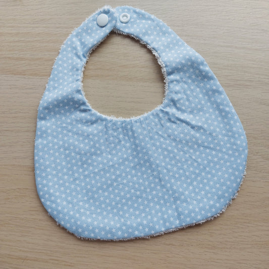 Blue Stars Baby Bib