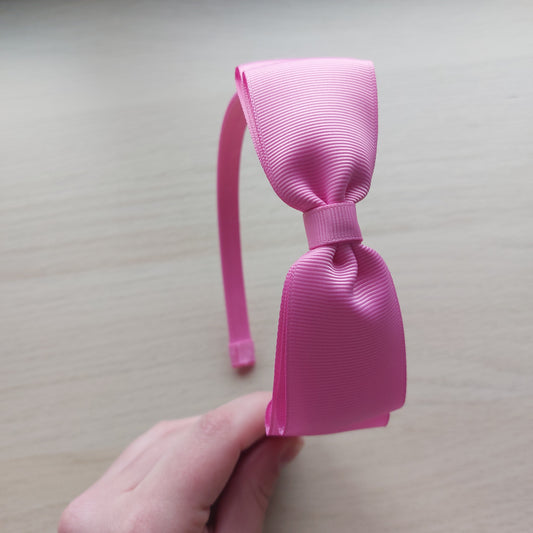 Pink Bow Headband