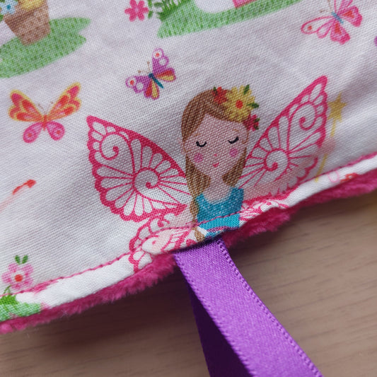Fairy Sensory Crinkle Toy - Pucker on Fabric
