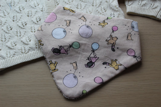 Winnie the Pooh themed dribble bib