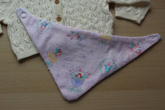 Fairy themed dribble bib
