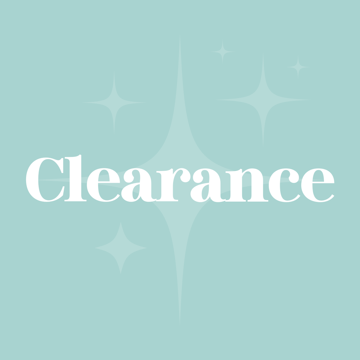 Clearance Sale - Up to 25% off
