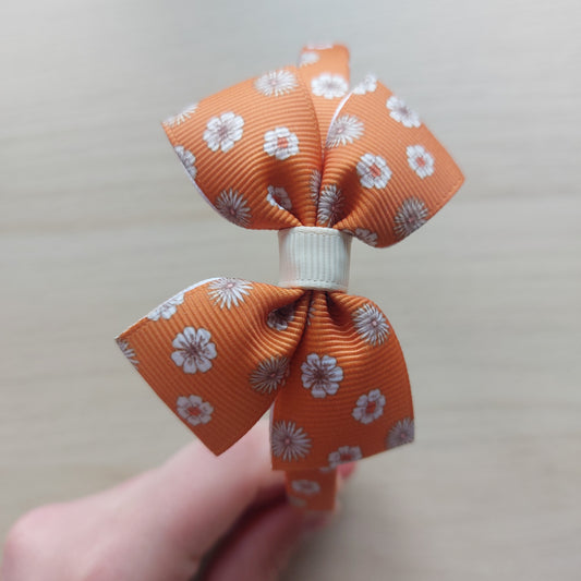 Orange Flower Headband