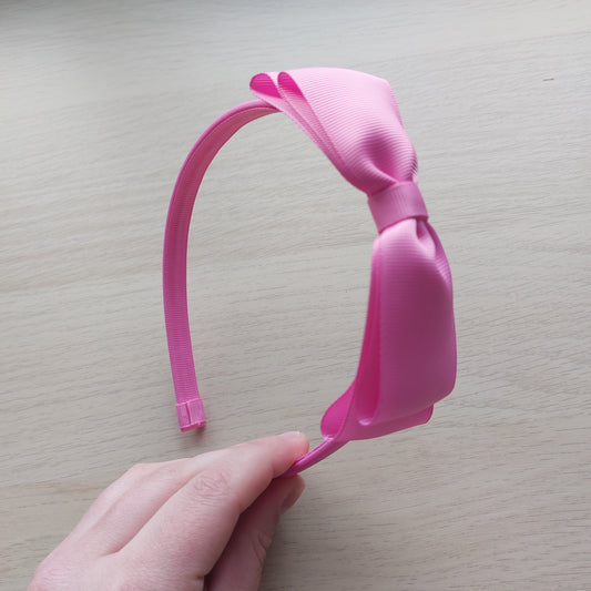 Pink Bow Headband