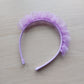 Purple Tulle Headband