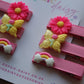 3d hair slider clips with embellishments