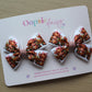 Baby animal hair bows