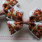 Pair hair bow clips with baby cow design