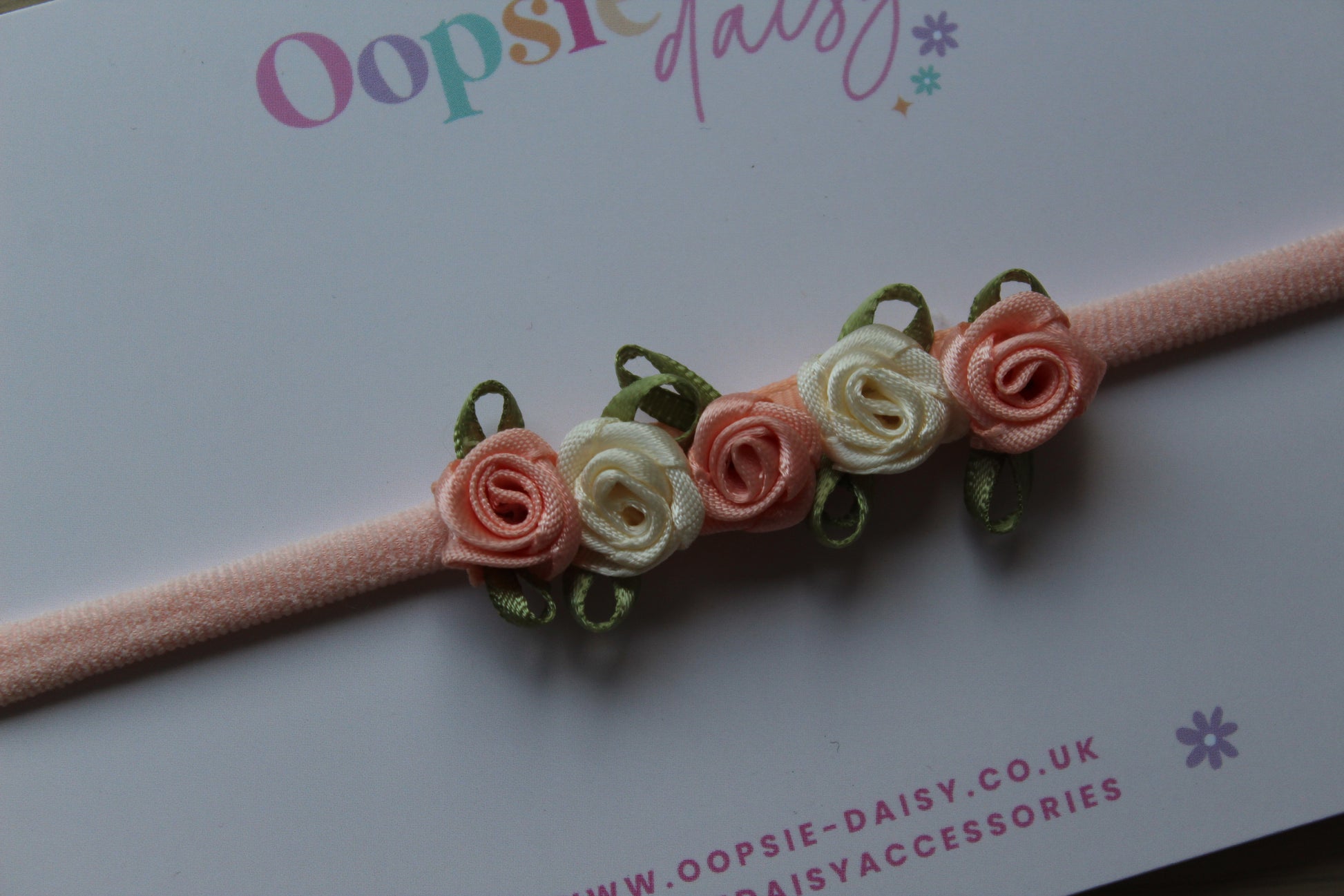 Floral baby headband 