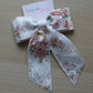 Floral Double Hair Bow