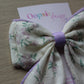 Purple Lace Hair Bow