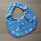 baby boy rounded bib