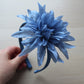 Blue flower headband 