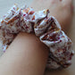 Oversized hair scrunchie in autumnal floral 