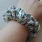 Scrunchie with thistle design