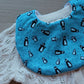 baby bib with penguins