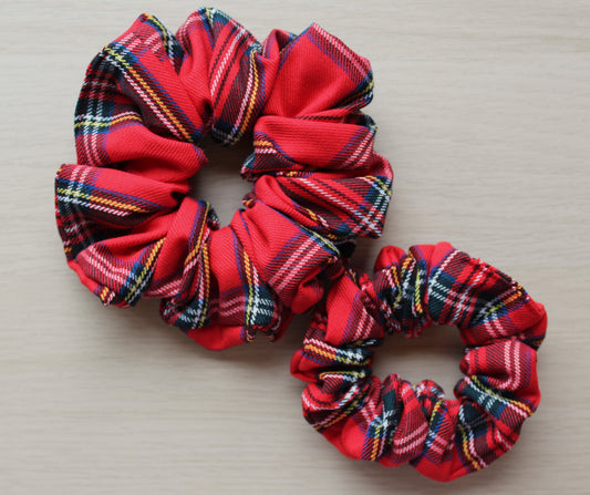 Royal Stewart Tartan Hair Scrunchies