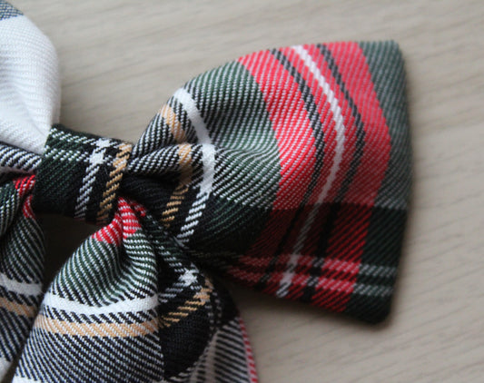 Dress Stewart Plaid Tartan Hair Bow