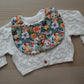 Baby bib with baby animal jungle 