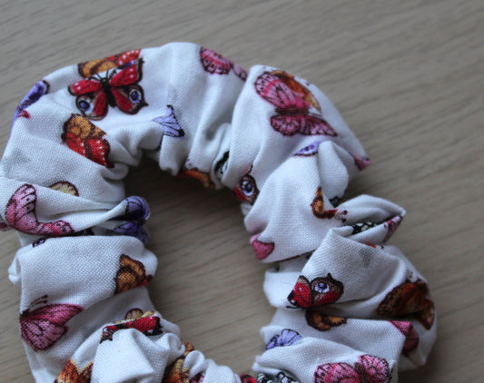 Butterfly hair scrunchie