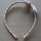 Headband with floral pattern