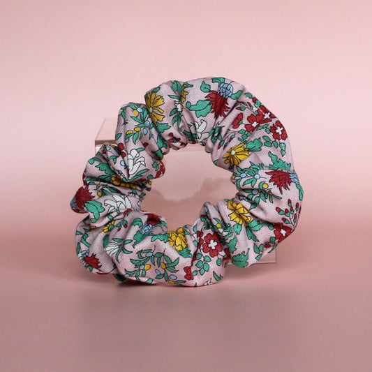 Liberty floral patterned hair scrunchie