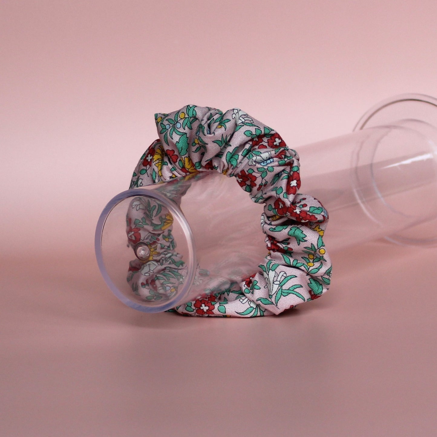 Liberty floral patterned hair scrunchie