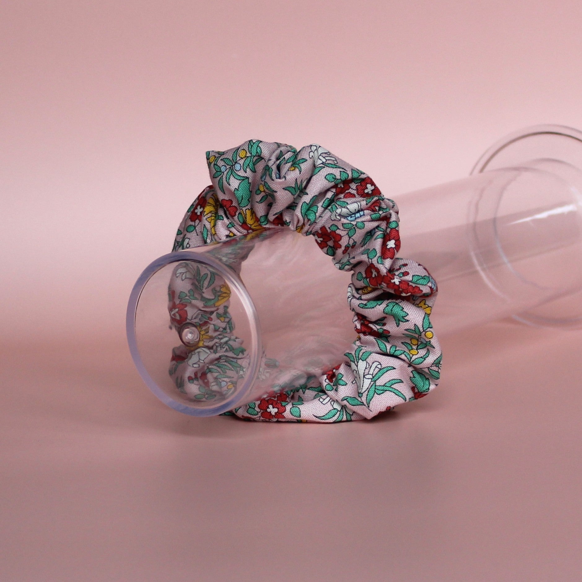Liberty floral patterned hair scrunchie