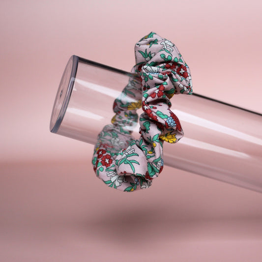 Liberty floral patterned hair scrunchie