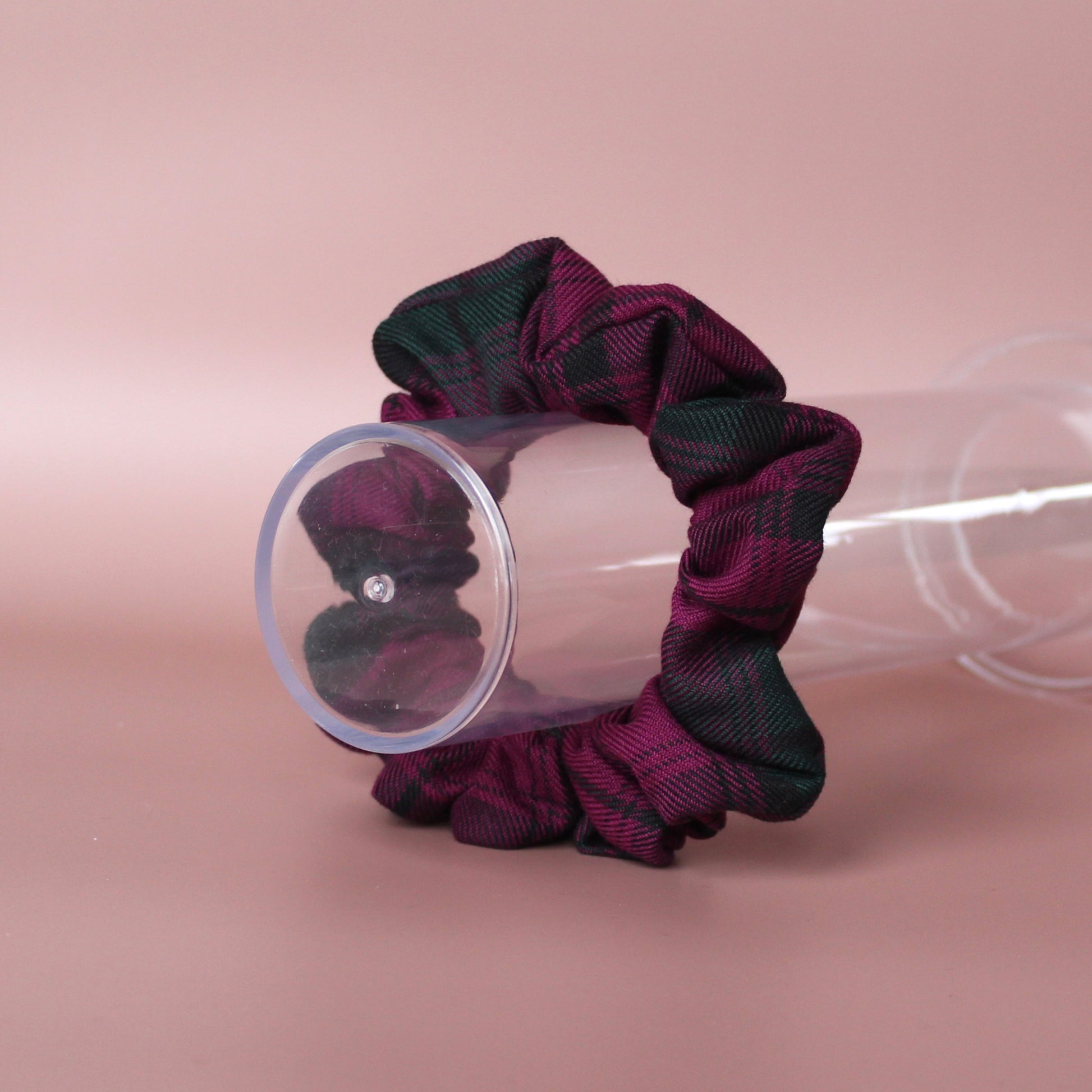 Lindsay tartan hair scrunchie