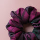 Oversized Lindsay tartan pink and green plaid scrunchie