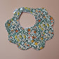 Scallop baby bib in William Morris Pomegranate pattern