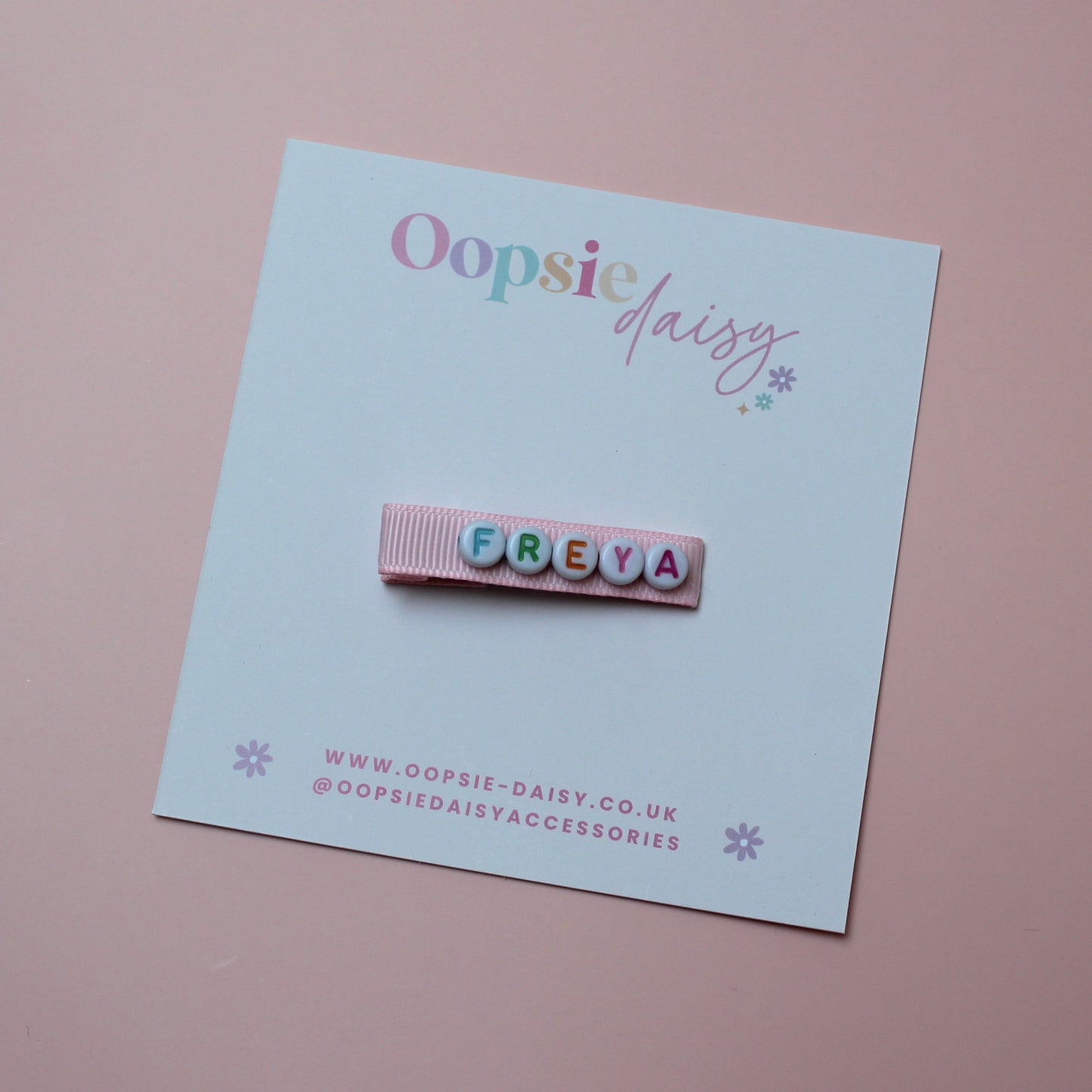 Personalised Name Hair Clip