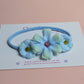 Blue Baby Headband with Flowers